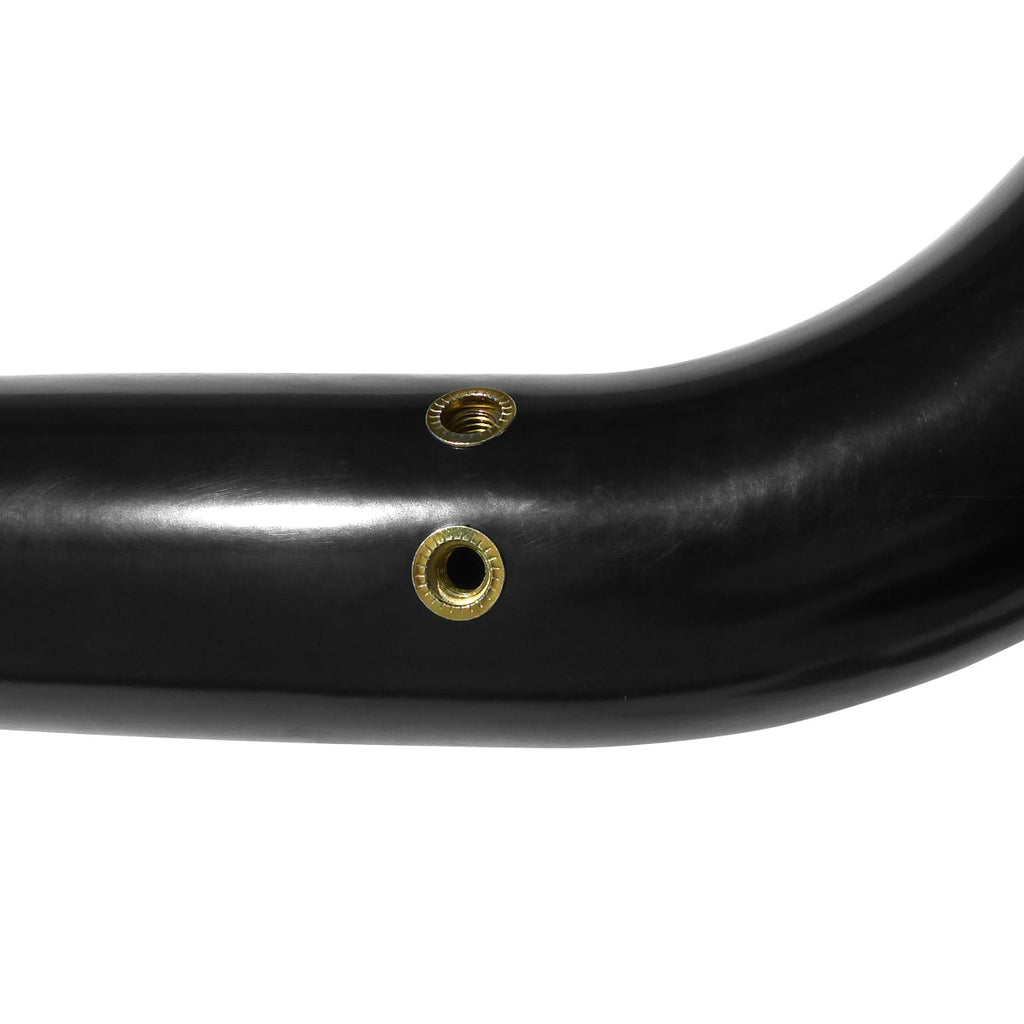 2001-2004 Toyota Tacoma Double Cab/Crew Cab Black Stainless Steel Side Step Nerf Bars