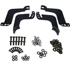 2001-2004 Toyota Tacoma Double Cab/Crew Cab Black Stainless Steel Side Step Nerf Bars