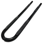 2001-2004 Toyota Tacoma Double Cab/Crew Cab Black Stainless Steel Side Step Nerf Bars