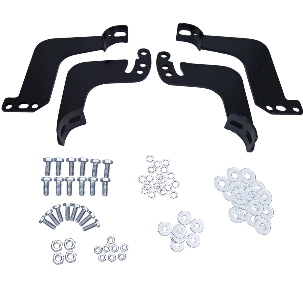 2001-2004 Toyota Tacoma Double Cab/Crew Cab Chrome Stainless Steel Side Step Nerf Bars