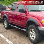 2001-2004 Toyota Tacoma Double Cab/Crew Cab Chrome Stainless Steel Side Step Nerf Bars