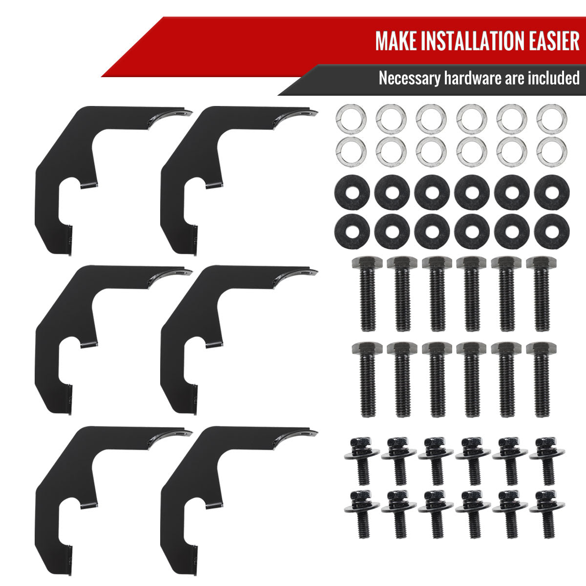 2021-2022 Chevrolet Tahoe/GMC Yukon Black 3" Side Step Nerf Bars Running Boards