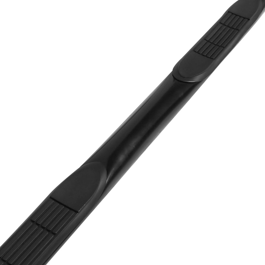 2002-2009 Chevrolet Trailblazer/GMC Envoy Black Stainless Steel Side Step Nerf Bars