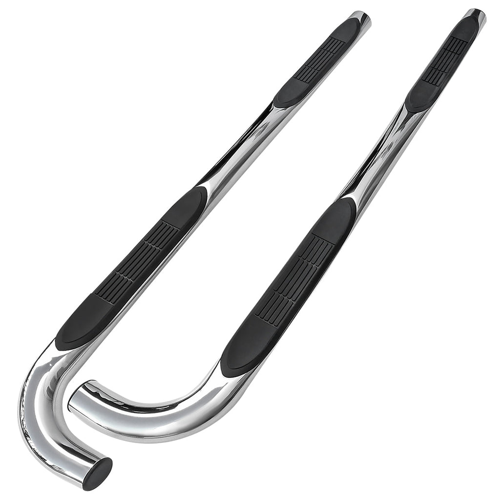 2002-2009 Chevrolet Trailblazer/GMC Envoy Chrome Stainless Steel Side Step Nerf Bars