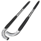 2002-2009 Chevrolet Trailblazer/GMC Envoy Chrome Stainless Steel Side Step Nerf Bars