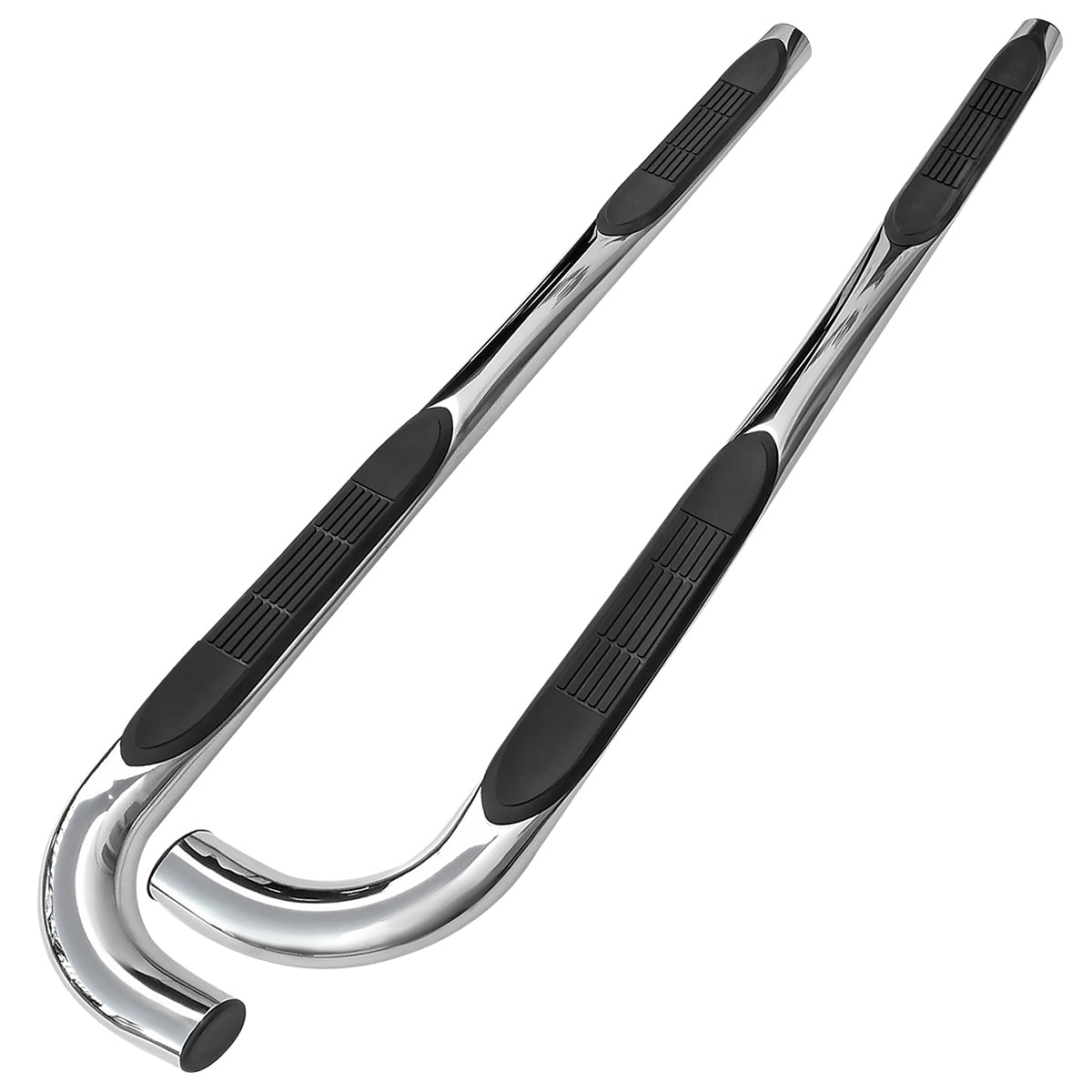 2002-2009 Chevrolet Trailblazer/GMC Envoy Chrome Stainless Steel Side Step Nerf Bars