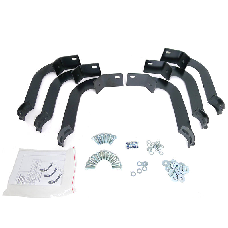 2004-2024 Nissan Titan Crew Cab Chrome Stainless Steel Side Step Nerf Bars