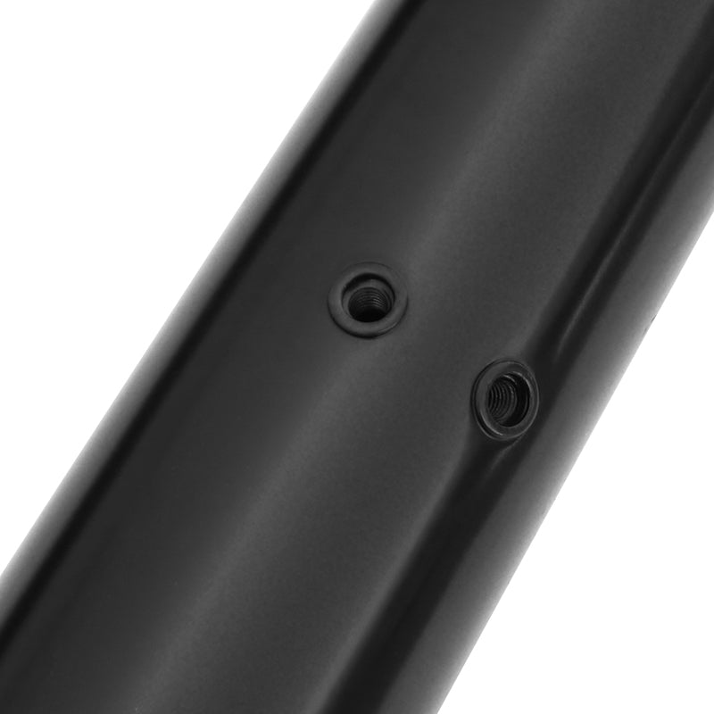 2004-2024 Nissan Titan King Extended Cab Black Stainless Steel Side Step Nerf Bars