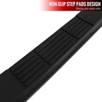 2007-2021 Toyota Tundra Double Cab/CrewMax Black Stainless Steel Side Step Nerf Bars