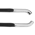2007-2018 Jeep Wrangler 2DR Chrome Stainless Steel Side Step Nerf Bars