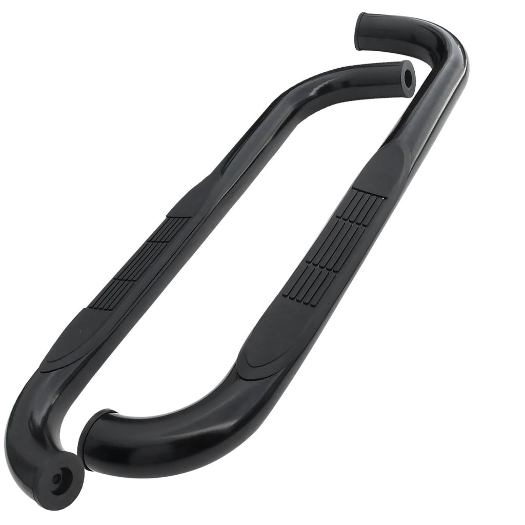 1987-2006 Jeep Wrangler Black Stainless Steel Side Step Nerf Bars