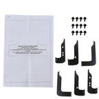 2000-2020 Chevrolet Avalanche/Suburban GMC Yukon XL 4" Black Stainless Steel Side Step Nerf Bars