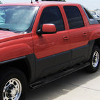 2000-2020 Chevrolet Avalanche/Suburban GMC Yukon XL 4" Black Stainless Steel Side Step Nerf Bars