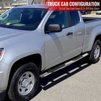 2015-2021 Chevrolet Colorado/GMC Canyon Extended (Double) Cab Chrome Stainless Steel Side Step Nerf Bars