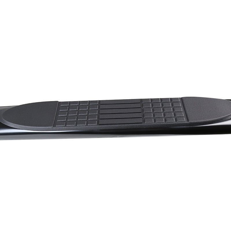 2001-2003 Ford F-150 SuperCrew Cab 4" Black Stainless Steel Side Step Nerf Bars