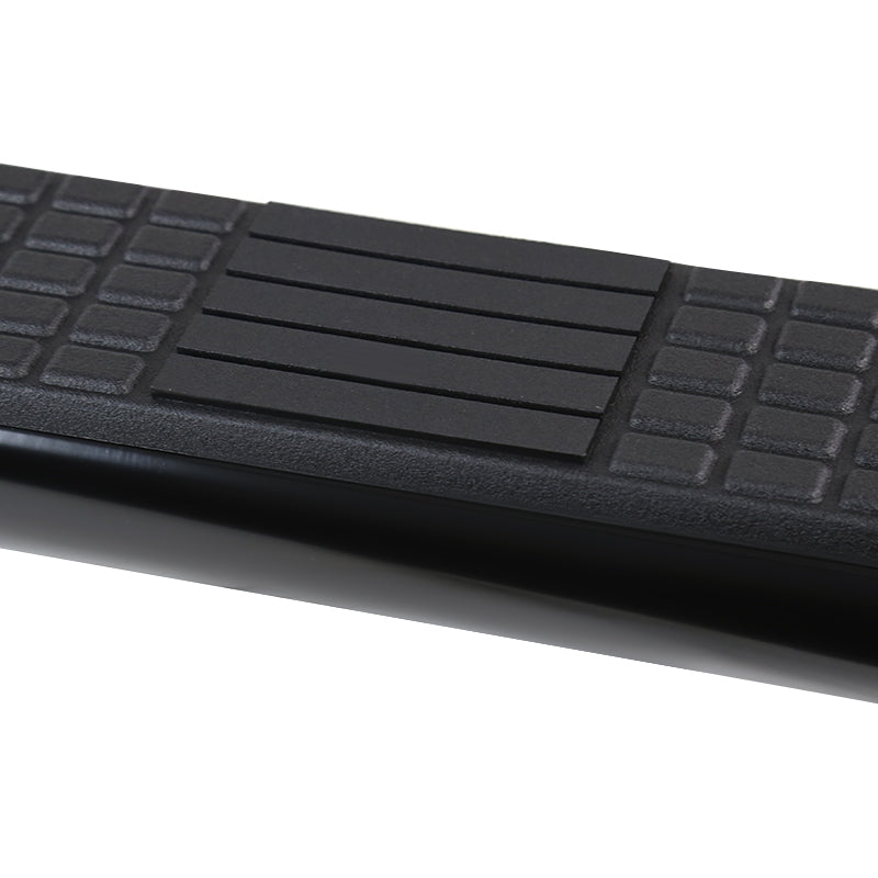 2001-2003 Ford F-150 SuperCrew Cab 4" Black Stainless Steel Side Step Nerf Bars