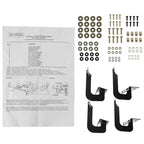 2001-2003 Ford F-150 SuperCrew Cab 4" Chrome Stainless Steel Side Step Nerf Bars