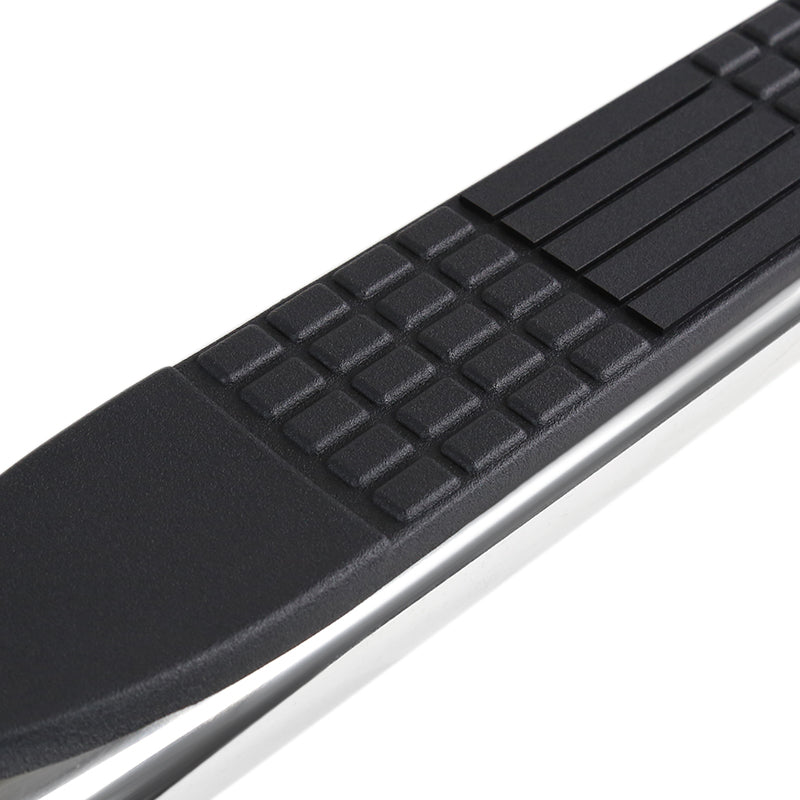 2009-2014 Ford F-150 SuperCrew Cab 4" Chrome Stainless Steel Side Step Nerf Bars