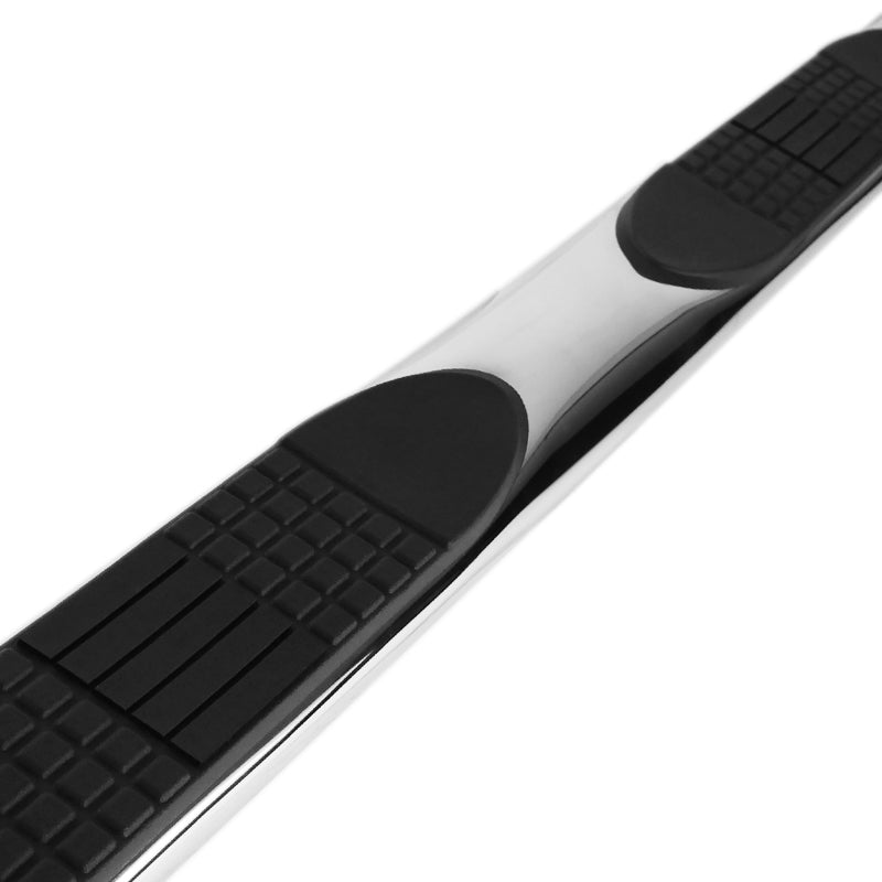 1999-2016 Ford F-250/F-350/F-450/F-550 SuperCrew 4" Chrome Stainless Steel Side Step Nerf Bars