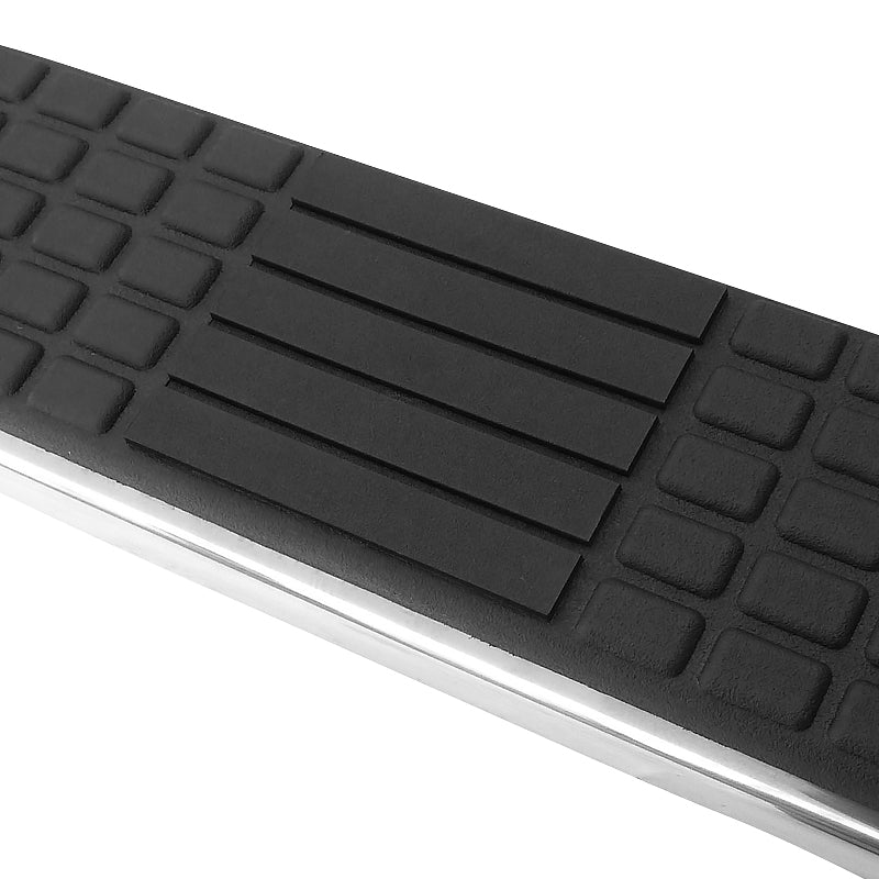 1999-2016 Ford F-250/F-350/F-450/F-550 SuperCab 4" Chrome Stainless Steel Side Step Nerf Bars