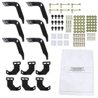 2009-2018 Dodge RAM 1500 / 2010-2024 RAM 2500 3500 4500 5500 Crew Cab 4" Chrome Stainless Steel Side Step Nerf Bars