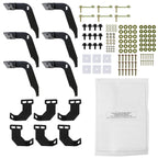 2009-2018 Dodge RAM 1500 Quad Cab 4" Chrome Side Step Nerf Bars