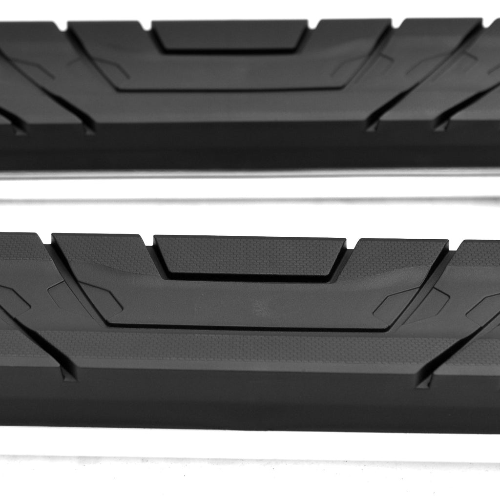 2019-2021 Dodge RAM 1500 Quad Cab 4" Chrome Stainless Steel Side Step Nerf Bars