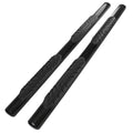 2019-2021 Chevrolet Silverado/GMC Sierra 1500/2500/3500 Crew Cab 4" Black Stainless Steel Side Step Nerf Bars