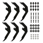 2019-2021 Chevrolet Silverado/GMC Sierra 1500/2500/3500 Double Cab 4" Chrome Stainless Steel Side Step Nerf Bars