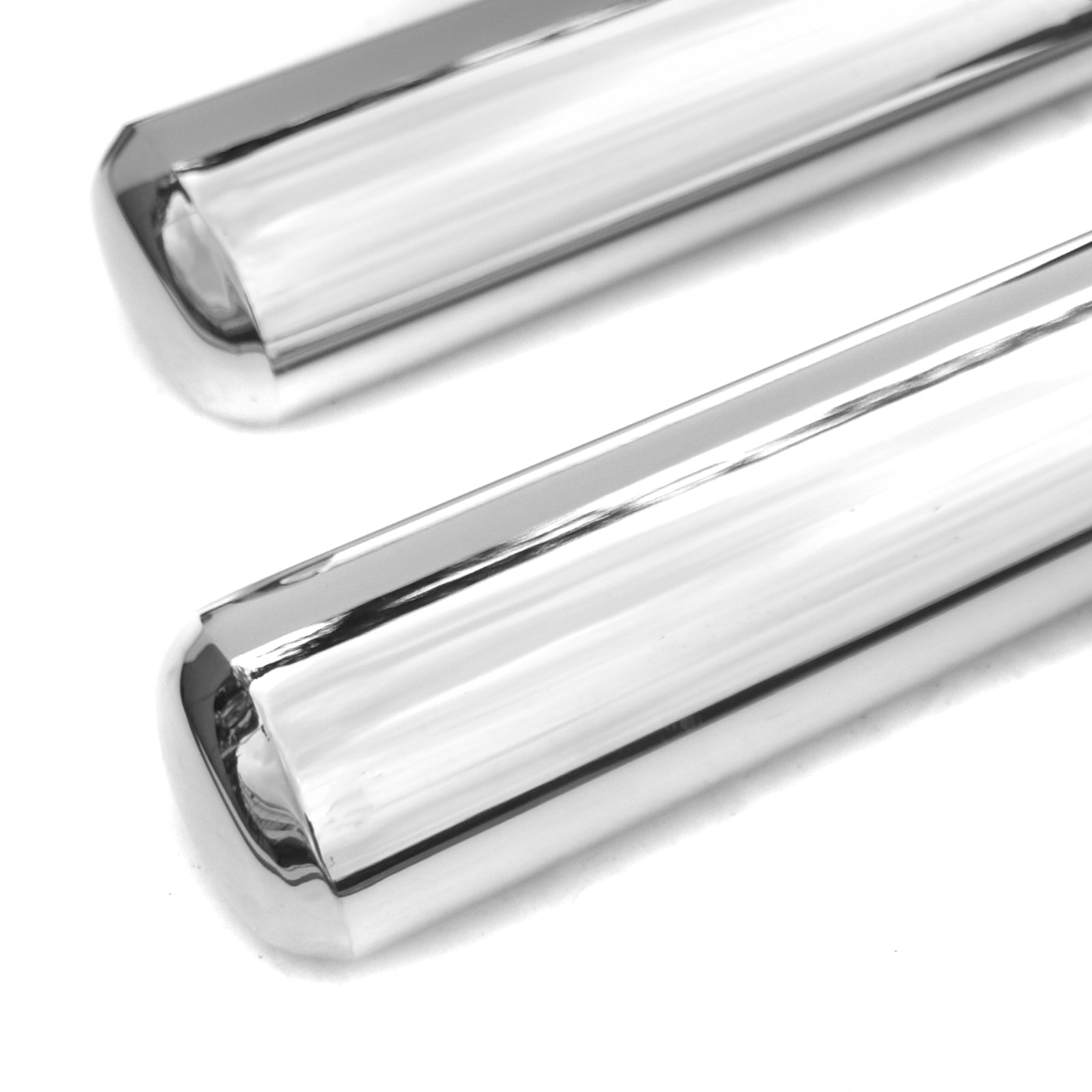 2019-2021 Chevrolet Silverado/GMC Sierra 1500/2500/3500 Double Cab 4" Chrome Stainless Steel Side Step Nerf Bars