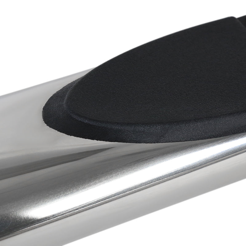 2005-2021 Toyota Tacoma Double (Crew) Cab 4" Chrome Stainless Steel Side Step Nerf Bars