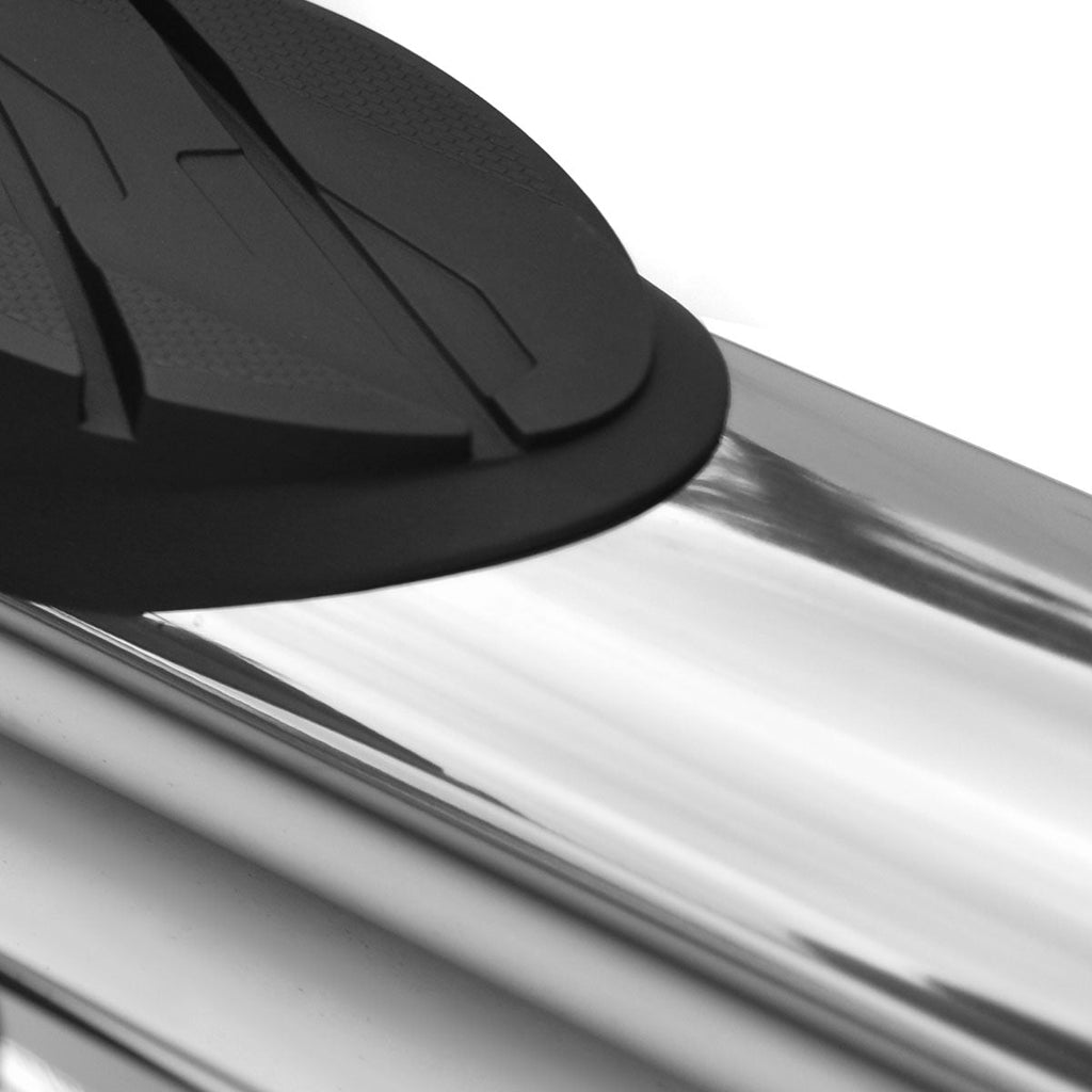 2021-2022 Chevrolet Tahoe/GMC Yukon Chrome 4" Oval Side Step Nerf Bars Running Boards