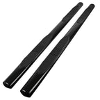 2007-2021 Toyota Tundra Double Cab (Crew) 4" Black Stainless Steel Side Step Nerf Bars