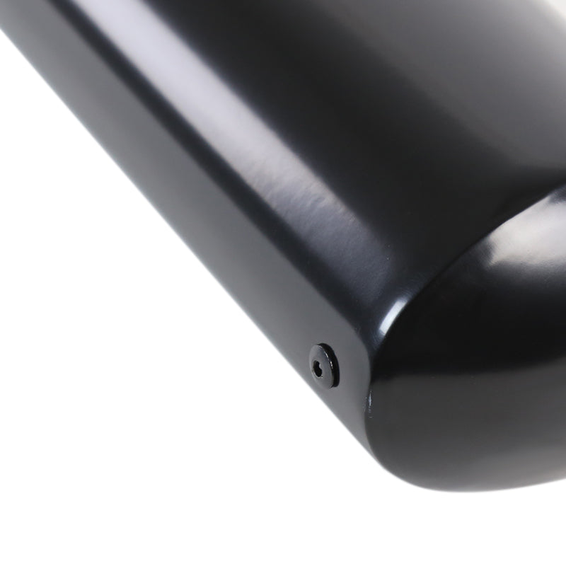 2007-2018 Jeep Wrangler JK 2DR 4" Black Stainless Steel Side Step Nerf Bars