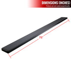 2015-2024 Chevrolet Colorado/GMC Canyon Crew Cab 5" Wide Black Aluminum Side Step Running Boards
