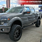 2004-2014 Ford F-150 Super Cab 5" Wide Black Aluminum Side Step Running Boards
