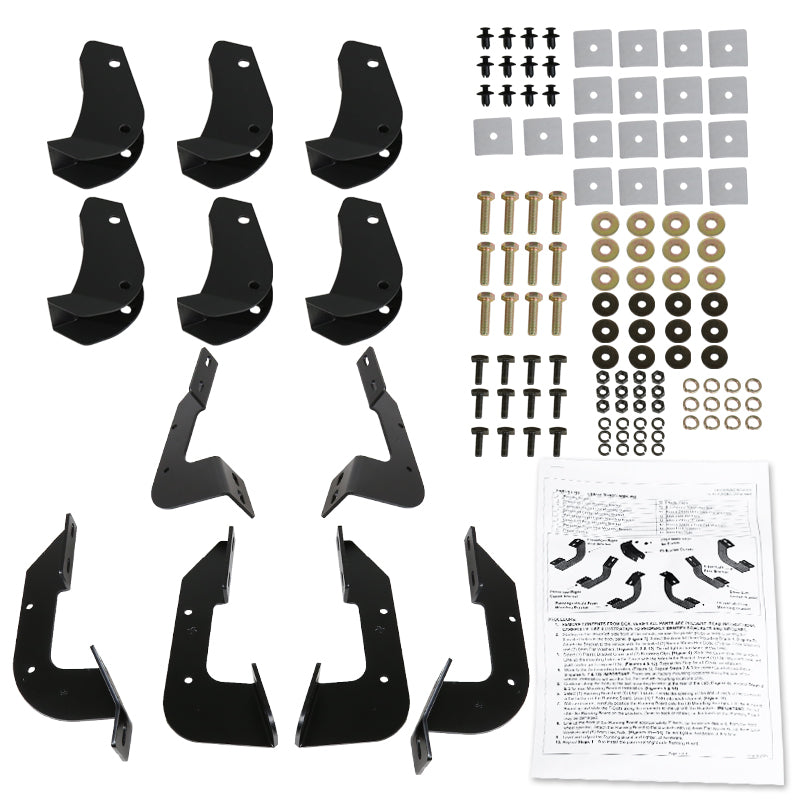 2015-2024 Ford F-150/F-250/F-350/F-450/F-550 SuperCrew Cab Pickup 4DR Side Step Bars