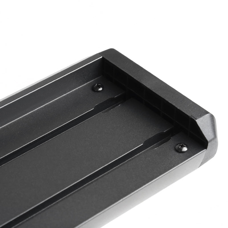 2005-2021 Toyota Tacoma Double (Crew) Cab 5" Wide Black Aluminum Side Step Running Boards