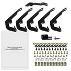 2007-2018 Chevrolet Silverado 1500/2500/3500 Crew Cab Aluminum Side Step Bars
