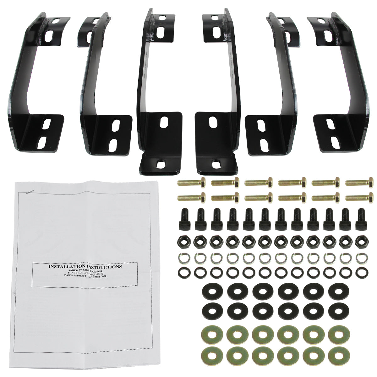 2007-2020 Toyota Tundra CrewMax Cab Aluminum 5" Side Step Bars