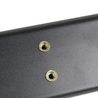 2007-2021 Toyota Tundra Double (Crew) Cab 4" Wide Black Stainless Steel Side Step Bars
