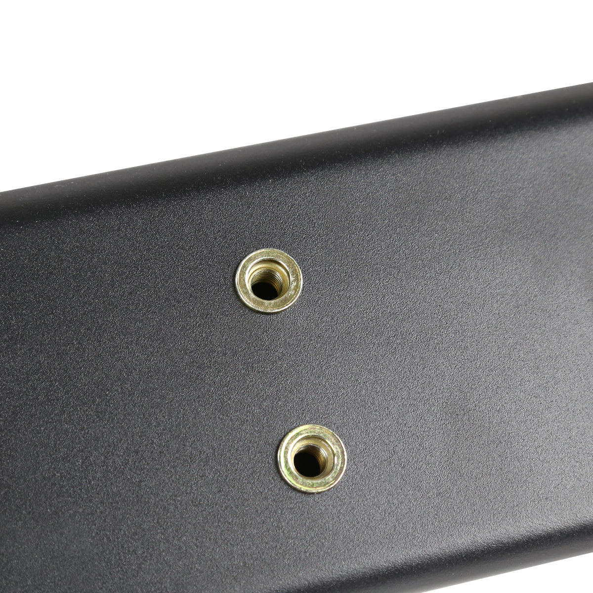 2007-2021 Toyota Tundra Double (Crew) Cab 4" Wide Black Stainless Steel Side Step Bars