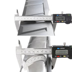2007-2021 Toyota Tundra Double (Crew) Cab 4" Wide Chrome Stainless Steel Side Step Bars