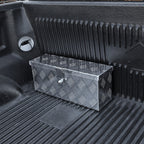 Universal 20" Heavy Duty Silver Aluminum Tool Box w/ Lock & Keys