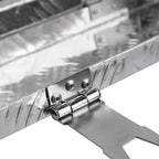 Universal 20" Heavy Duty Silver Aluminum Tool Box w/ Lock & Keys
