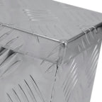 Universal 20" Heavy Duty Silver Aluminum Tool Box w/ Lock & Keys