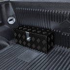 Universal 20" Heavy Duty Black Aluminum Truck Tool Box w/ Lock & Keys