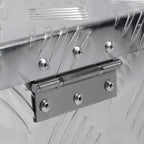 Universal 31" Heavy Duty Silver Aluminum Tool Box w/ Side Handles, Lock, & Keys