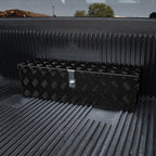 Universal 31" Heavy Duty Black Aluminum Tool Box w/ Side Handles, Lock, & Keys