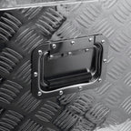 Universal 44" Heavy Duty Silver Aluminum Truck Tool Box w/ Side Handles, Lock, & Keys